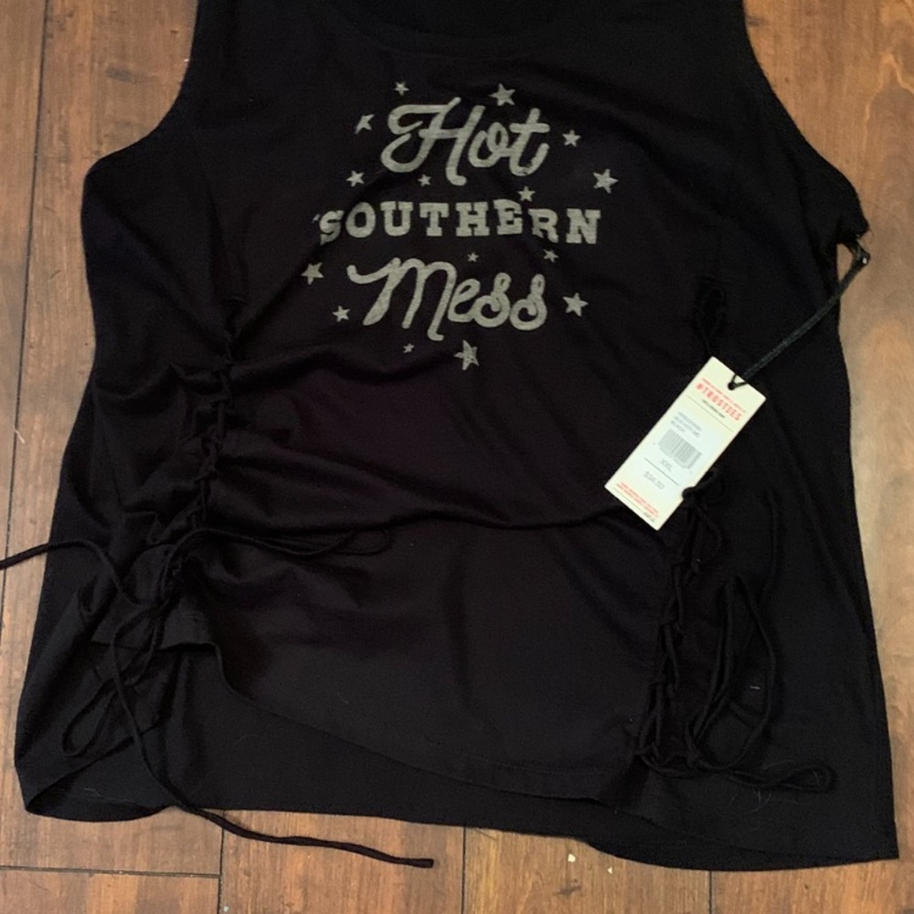 Black Graphic Women's Top